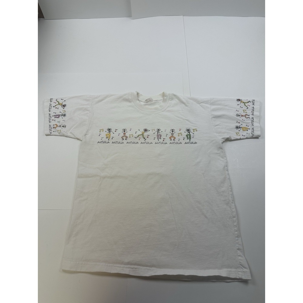 Vintage Antigua T-Shirt Destination Adult Medium
